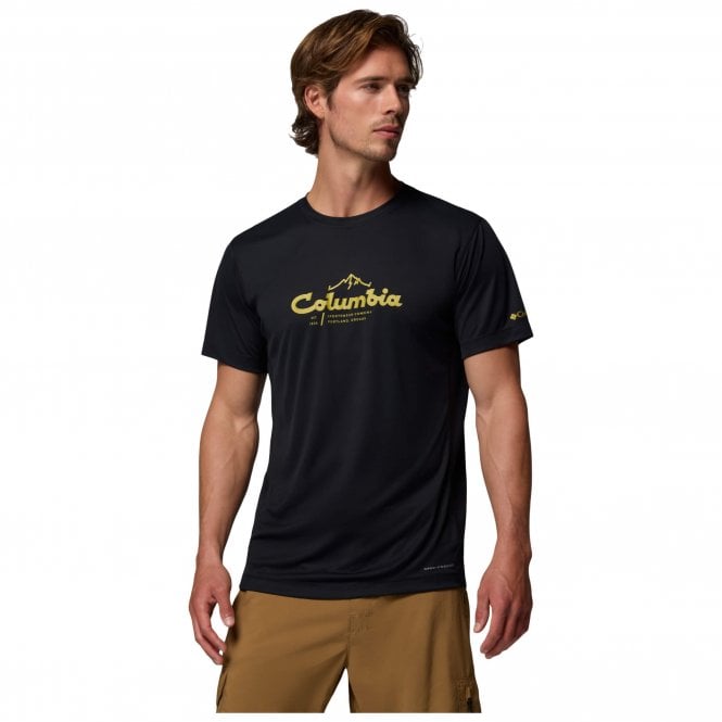 Columbia Mens Zero Rules Light Short Sleeve Graphic Crew