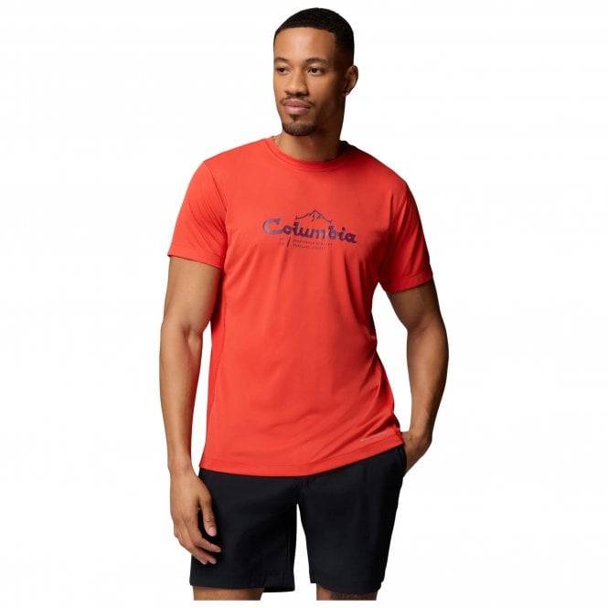 Columbia Mens Zero Rules Light Short Sleeve Graphic Crew