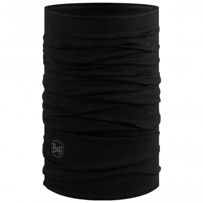 Buff Lightweight Merino Wool Solid Black 