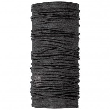 Lightweight Merino Wool Solid Grey Buff