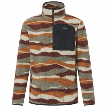 Mens Frankie Borg Half Zip