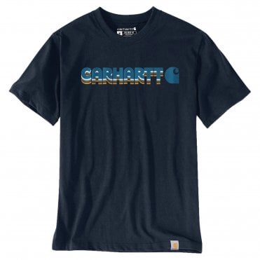 Mens Irvine Layered Logo T Shirt
