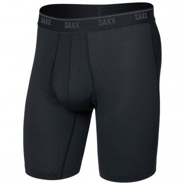 Mens Quest Quick Dry Mesh Long Boxer Brief Fly
