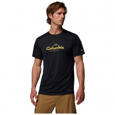 Mens Zero Rules Light Short Sleeve Graphic Crew