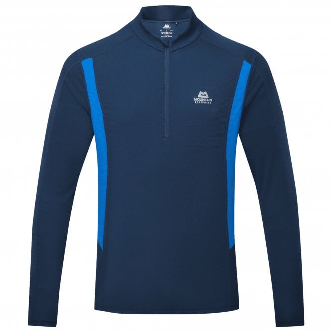 Mountain Equipment Mens Ignis Long Sleeve Zip Tee