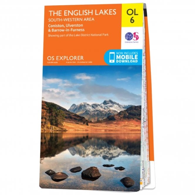 Ordnance Survey Explorer 6 Lake District - South Western