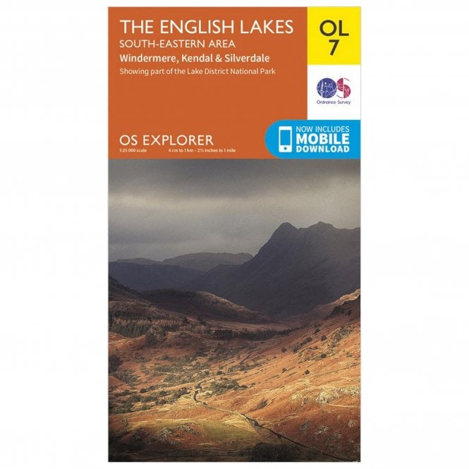 Ordnance Survey Explorer 7 Lake District - South Eastern
