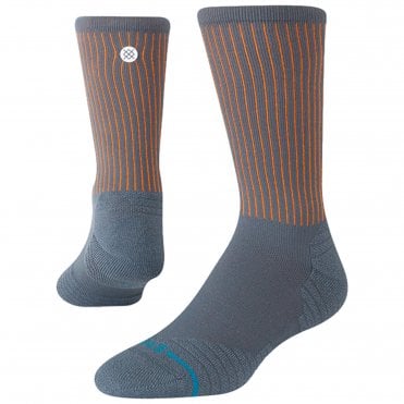 Pop Stitch Mid Ribbed Crew Sock