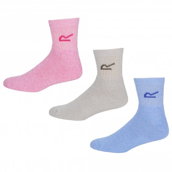 Regatta Womens 3 Pack Socks