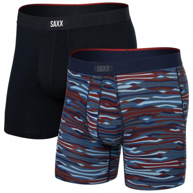 Saxx Mens Vibe Xtra Boxer Brief 2 Pack