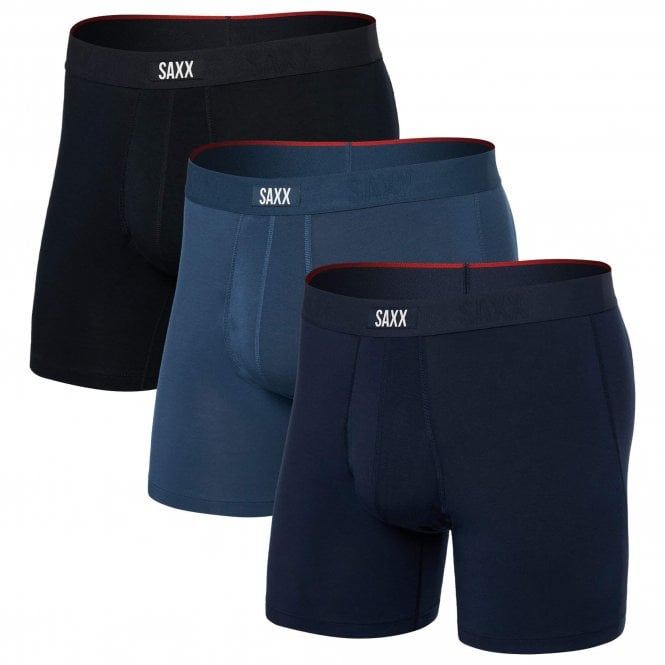Saxx Mens Vibe Xtra Boxer Brief 3 Pack