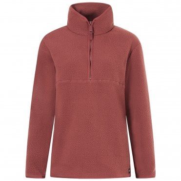 Womens Frankie Borg Half Zip