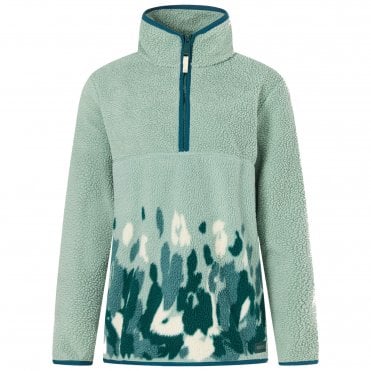 Womens Frankie Borg Half Zip