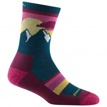 Womens Sunset Ledge Micro Crew LW with Cushion Sock